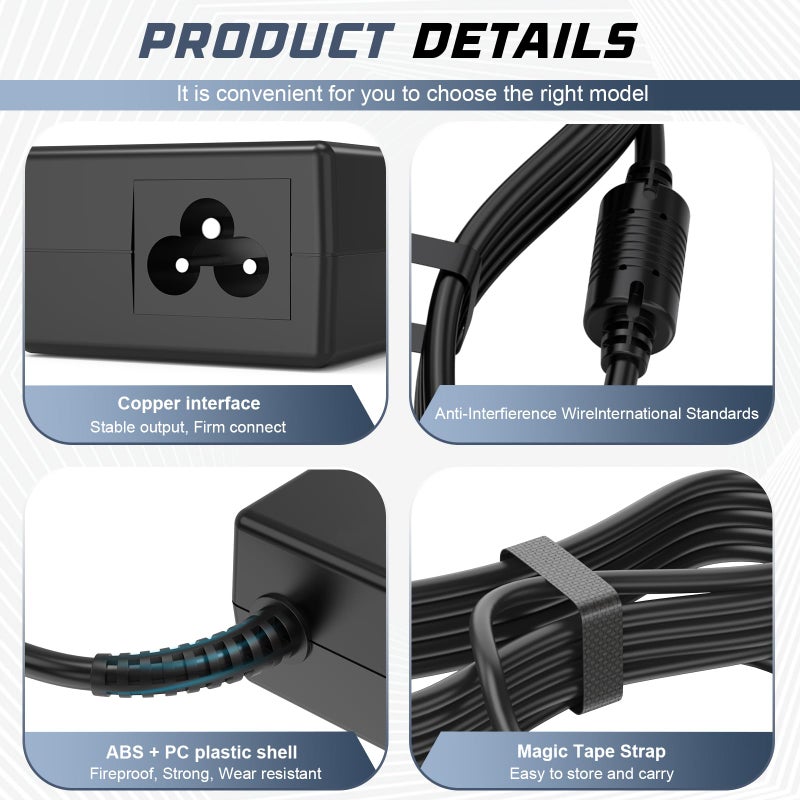 Fancy Buying AC Adapter Charger for hp 2000 Laptop Charger for Compaq Presario 2210B 2510P CQ40 CQ45 CQ50 CQ56 CQ56-115DX CQ60 CQ60Z Power Cord - Image 5